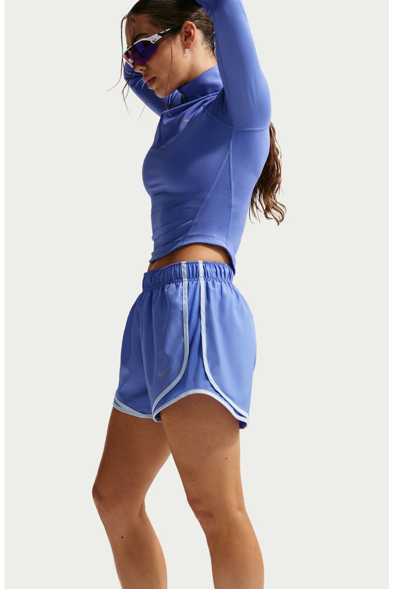 Tempo Dri-FIT Mid-Rise 3-Inch Running Shorts, Alternate, color, SAPPHIRE