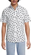 Lands' End Short Sleeve Seersucker Shirt