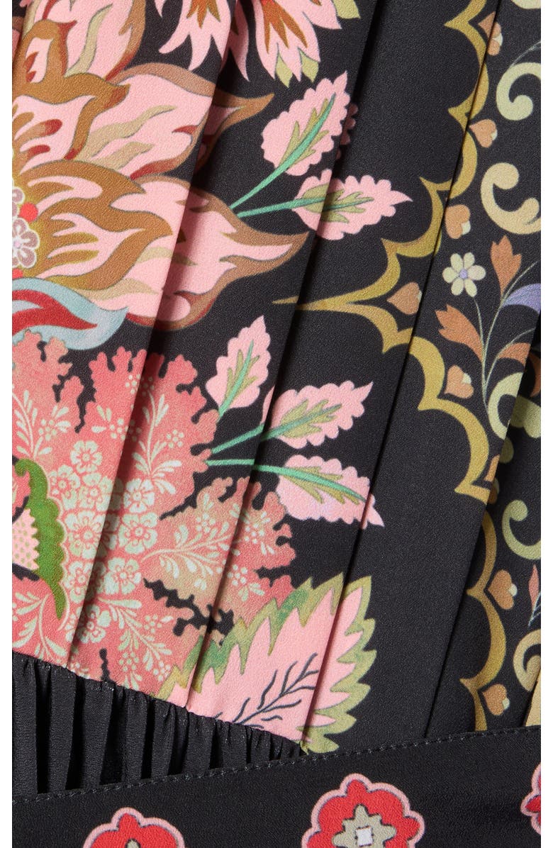 La DoubleJ Accordion Dress, Alternate, color, Cornucopia Placée Black