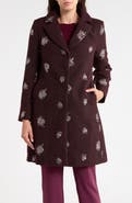 CeCe Sequin Embellished Coat