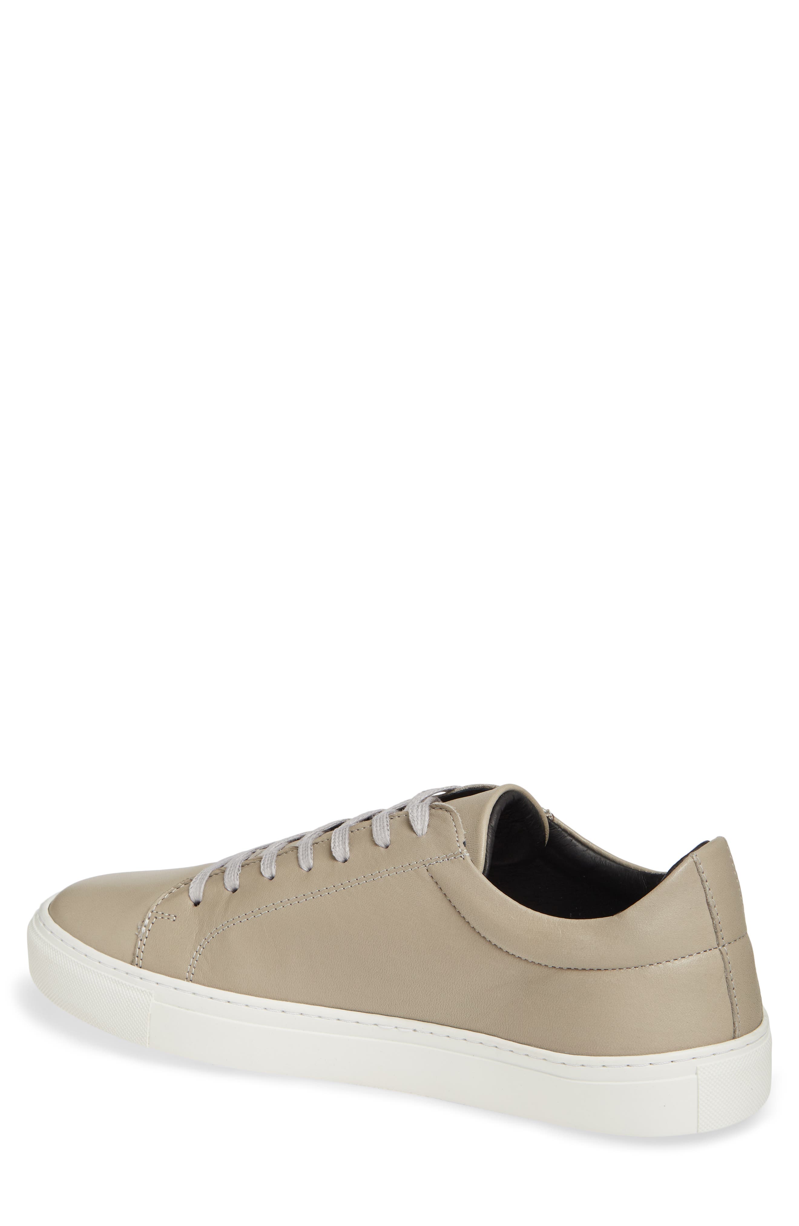 Damian Lace-Up Sneaker, Alternate, color, LIGHT GREY LEATHER