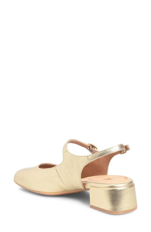 Söfft Leyla Slingback Mary Jane Pump In Gold