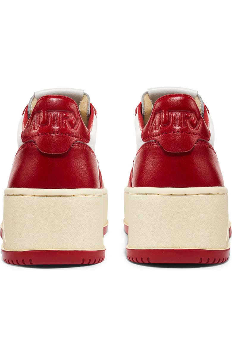 AUTRY Medalist Sneaker, Alternate, color, White/Red
