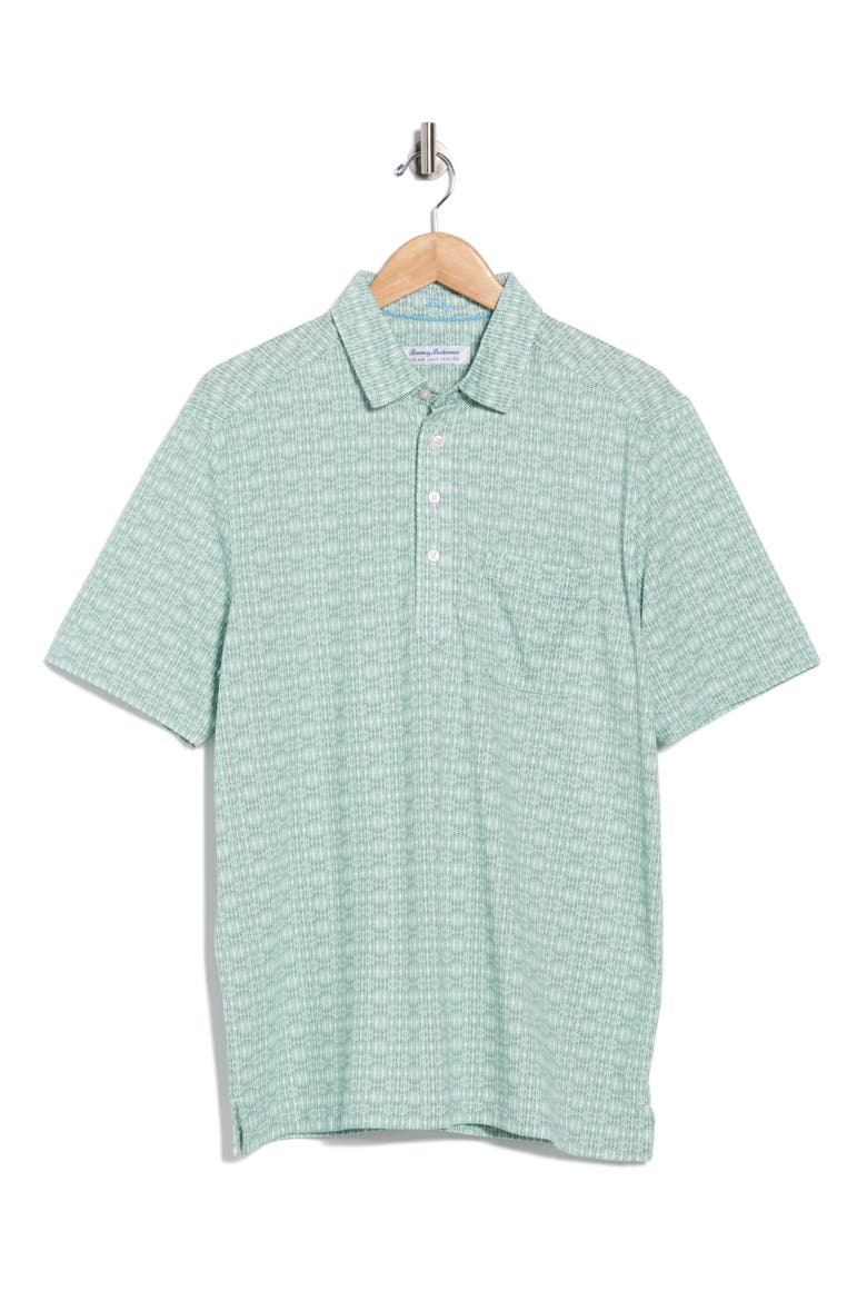 San Lucio Shibori Splash Supima® Cotton Blend Polo, Alternate, color, THE GREENS