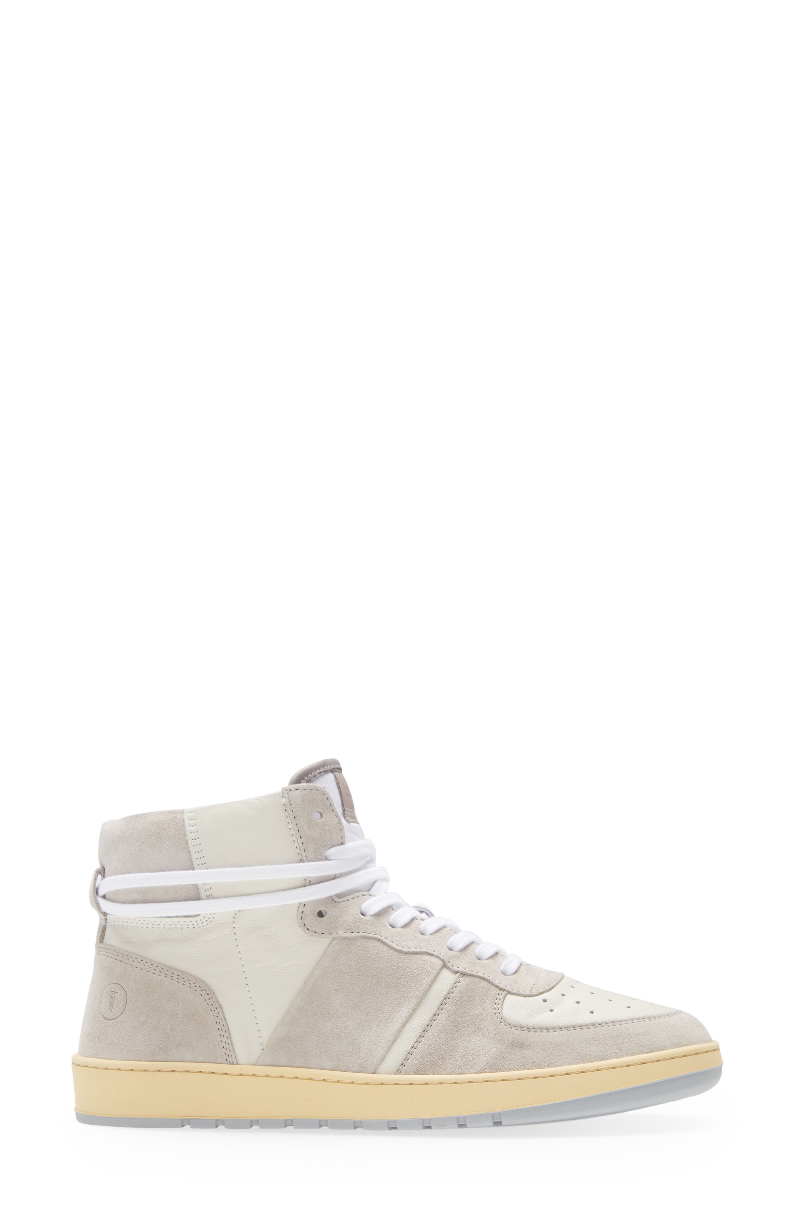 Pillar Destroyer High Top Sneaker, Alternate, color, BONESUEDE