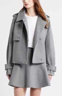 Treasure & Bond Crop Trench Coat