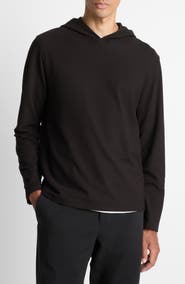 Vince Pima Cotton Piqué Hoodie