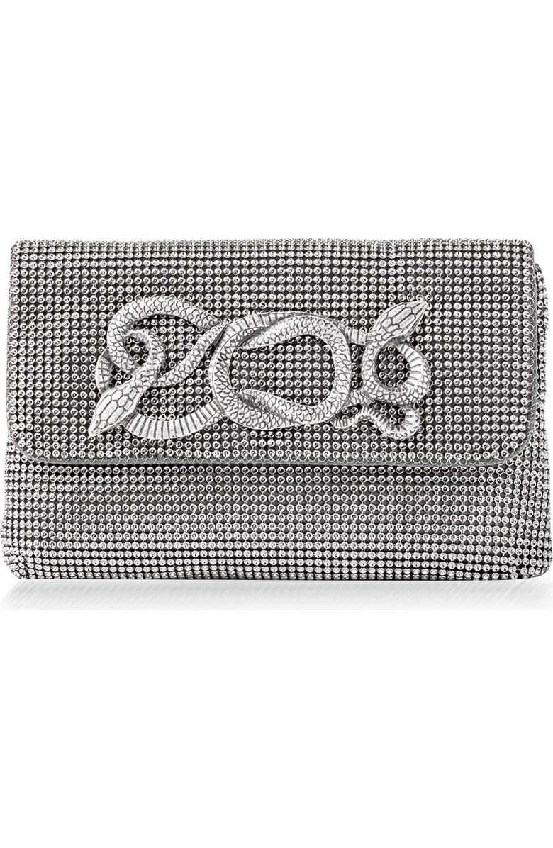 Whiting & Davis Cleo Serpents Clutch, Main, color,