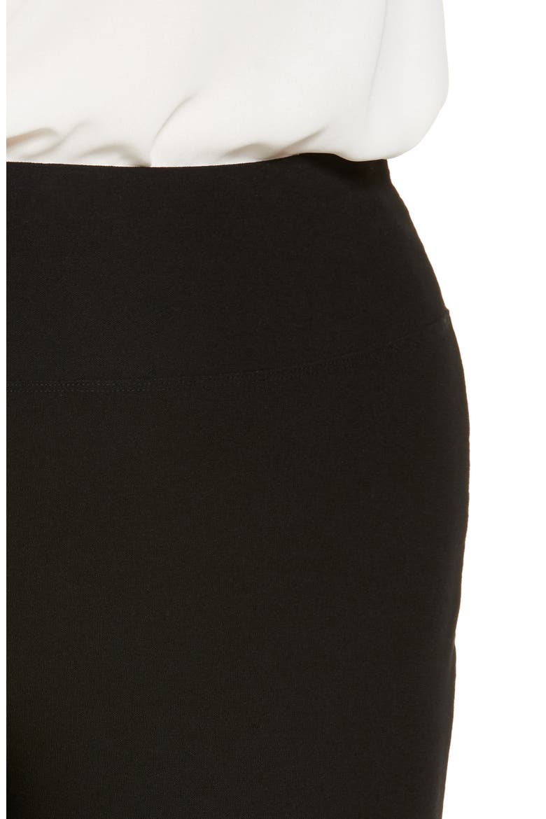 High Waist Ankle Slim Pants, Alternate, color, BLACK