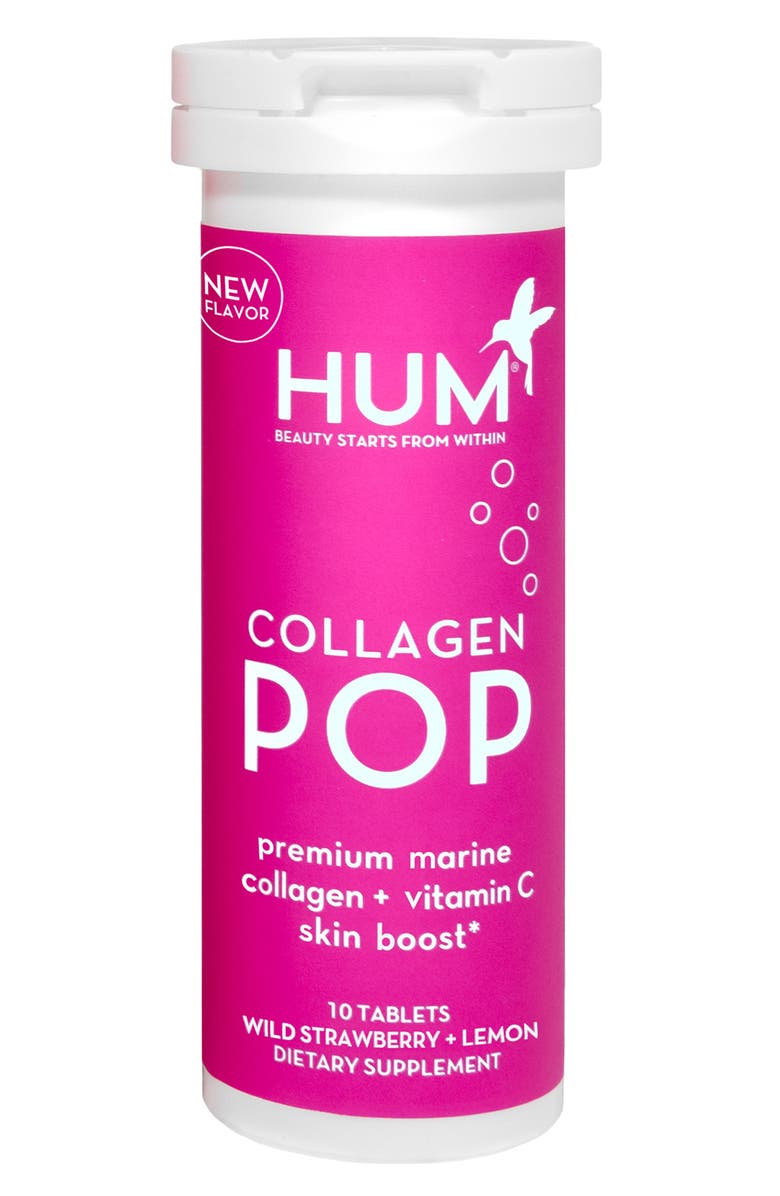 Hum Nutrition Collagen Pop Dissolvable Tablets, Main, color,