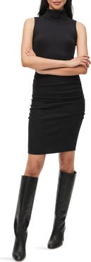 Michael Stars Macy Sleeveless Stretch Cotton Blend Body-Con Dress