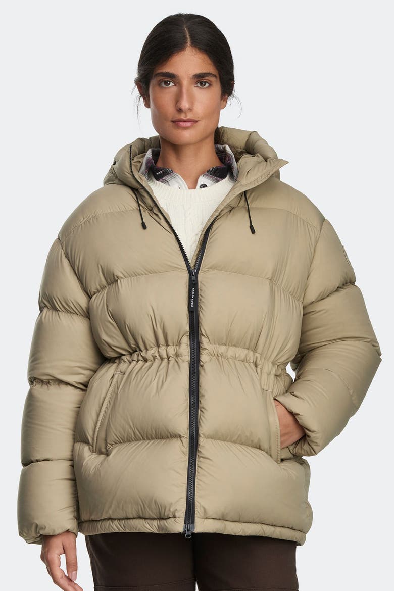 Fallon Puffer Coat, Alternate, color, Military Tan