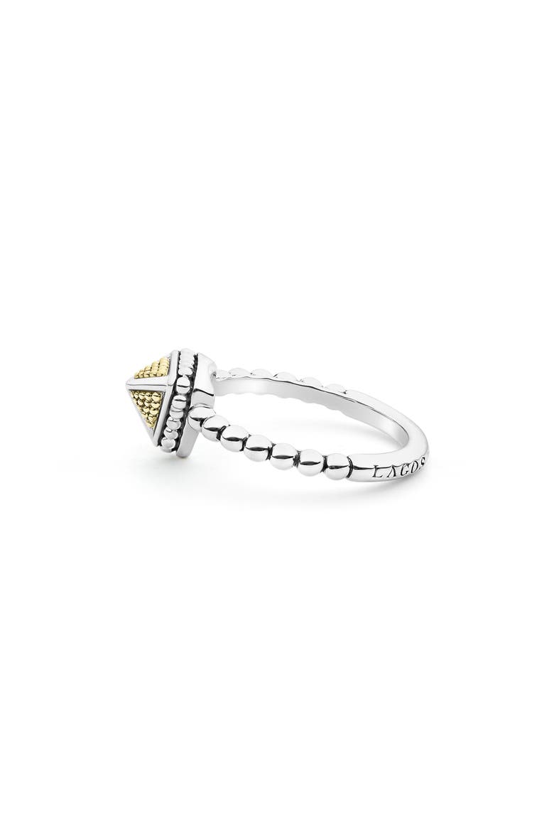 KSL 9mm Pyramid Stacking Ring, Alternate, color, SILVER