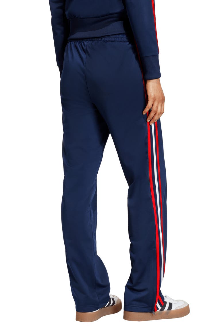Firebird Recycled Polyester Track Pants, Alternate, color, NIGHT INDIGO/ SCARLET/ WHITE