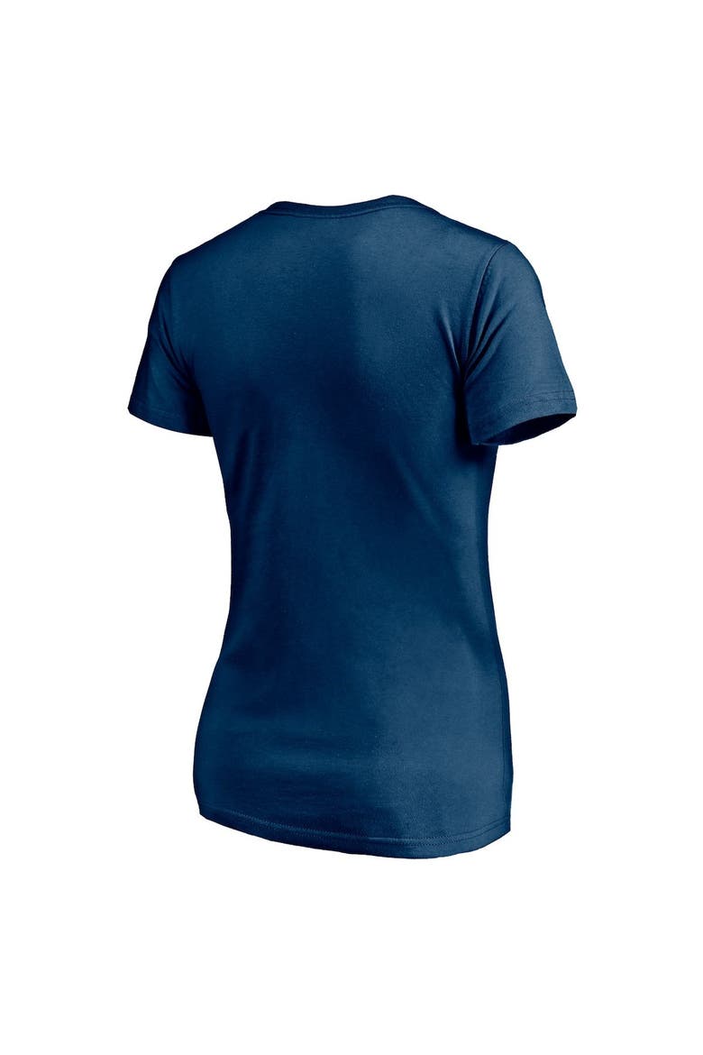 Women's Fanatics Navy USA Swimming Core Primary Logo V-Neck T-Shirt, Alternate, color, Navy