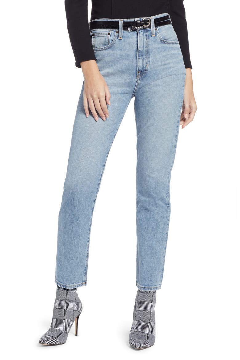 Ankle Cigarette Jeans (Nordstrom Exclusive), Main, color, INDIGO LIGHT VINTAGE