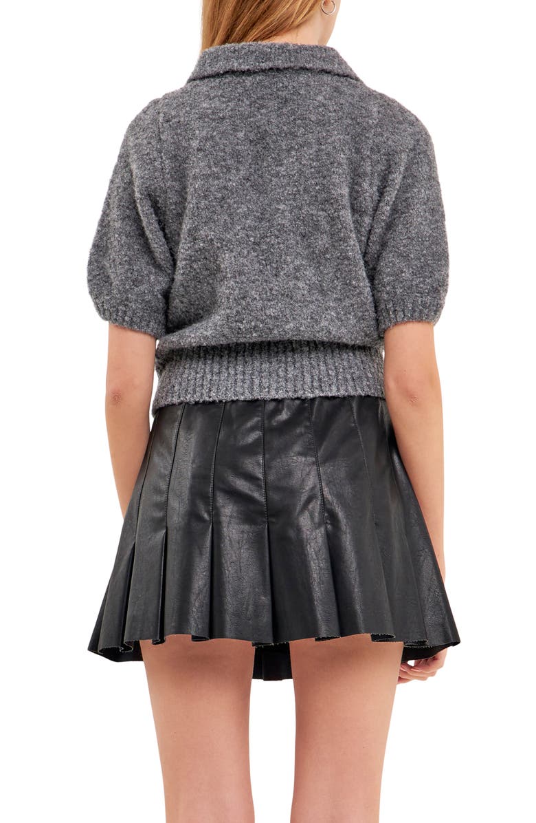 Endless Rose Short Sleeve Sweater, Alternate, color, 