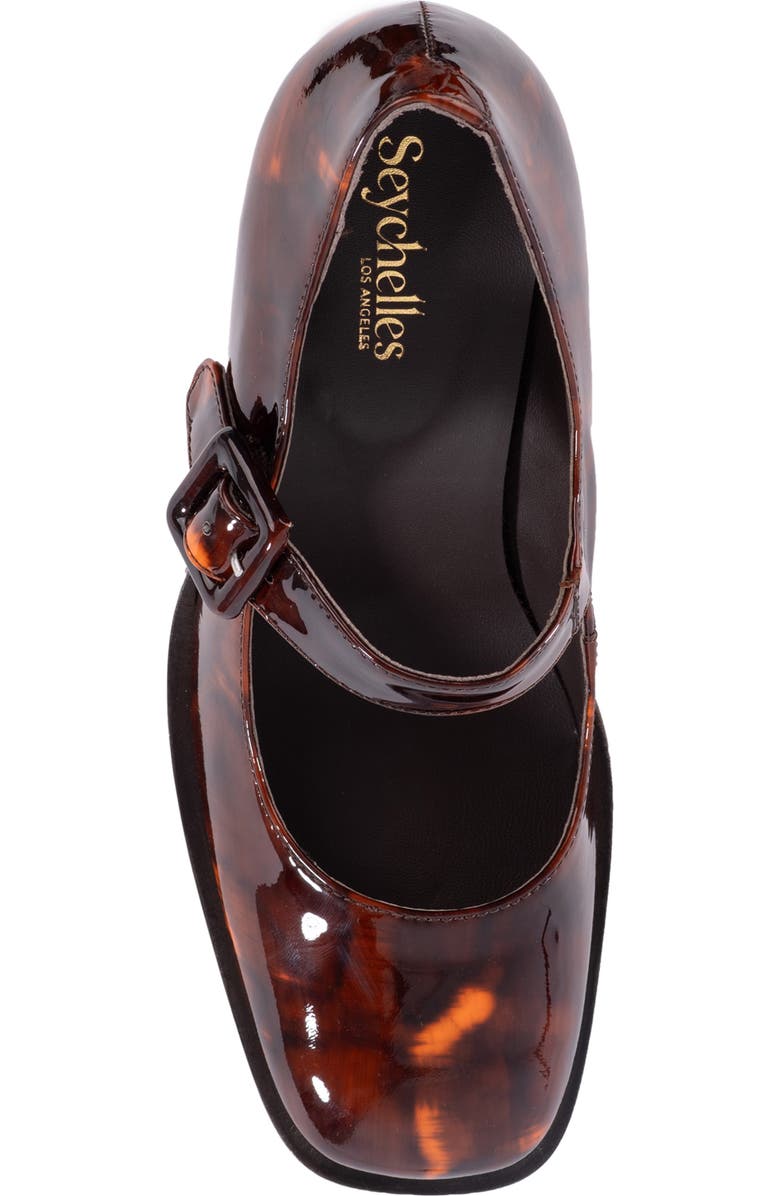 Seychelles Play Pretend Mary Jane Pump, Alternate, color, Brown Leather