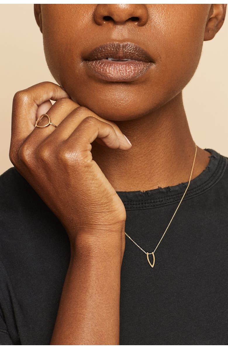 Oradina 14K Yellow Gold Opera Ring, Alternate, color, Yellow Gold