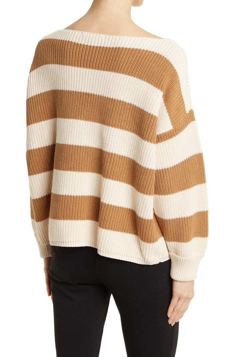 French Connection Mozart Stripe Sweater, Alternate, color, 
