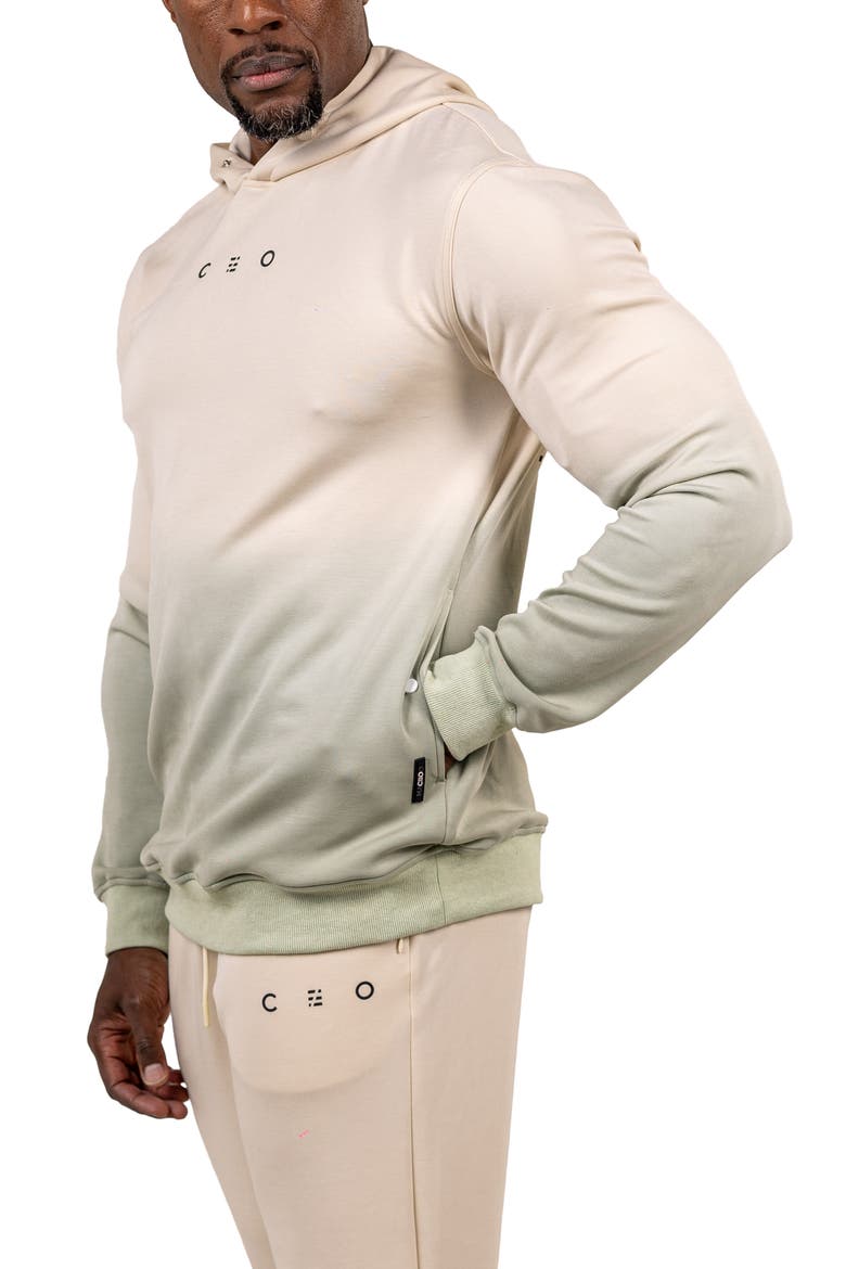 Marthyr Ombré Hoodie, Alternate, color, WHITE