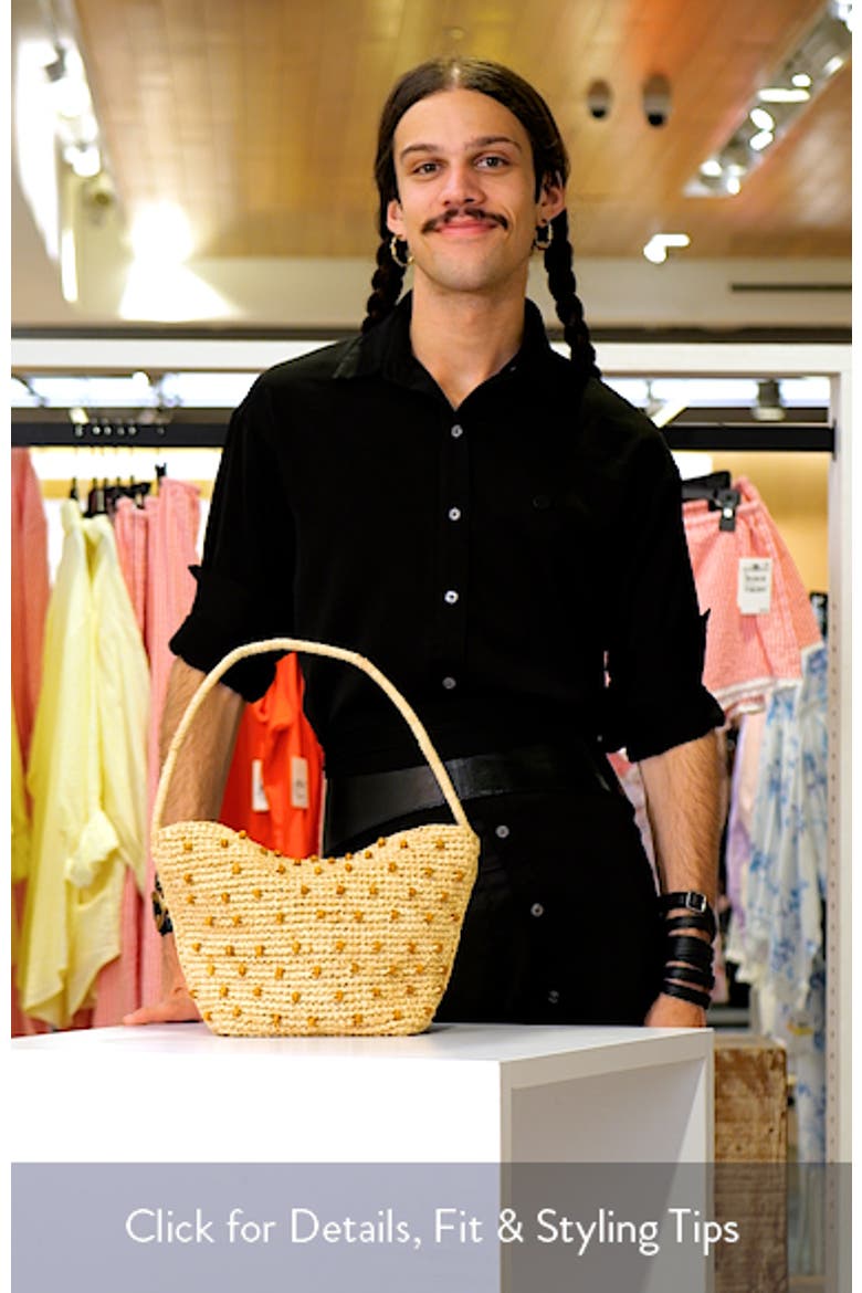 The Signature Woven Raffia Shoulder Bag video
