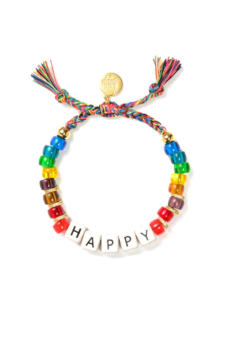 Happy Feeling Bracelet, Main, color, Rainbow