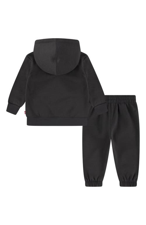 Levi's Fleece Logo Hoodie & Joggers Set In Black