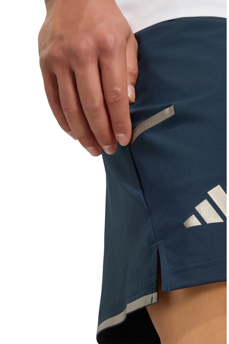 Performance Shorts with Built-in Tights, Alternate, color, AURORA INK