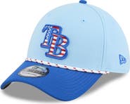 New Era Men's New Era Light Blue/Blue Tampa Bay Rays 2025 Fourth of July 39THIRTY Flex Hat