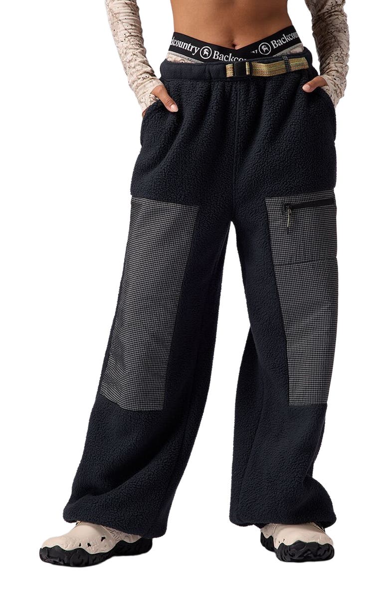 Backcountry Wander Pile-Fleece Pant - Women's, Main, color, Black