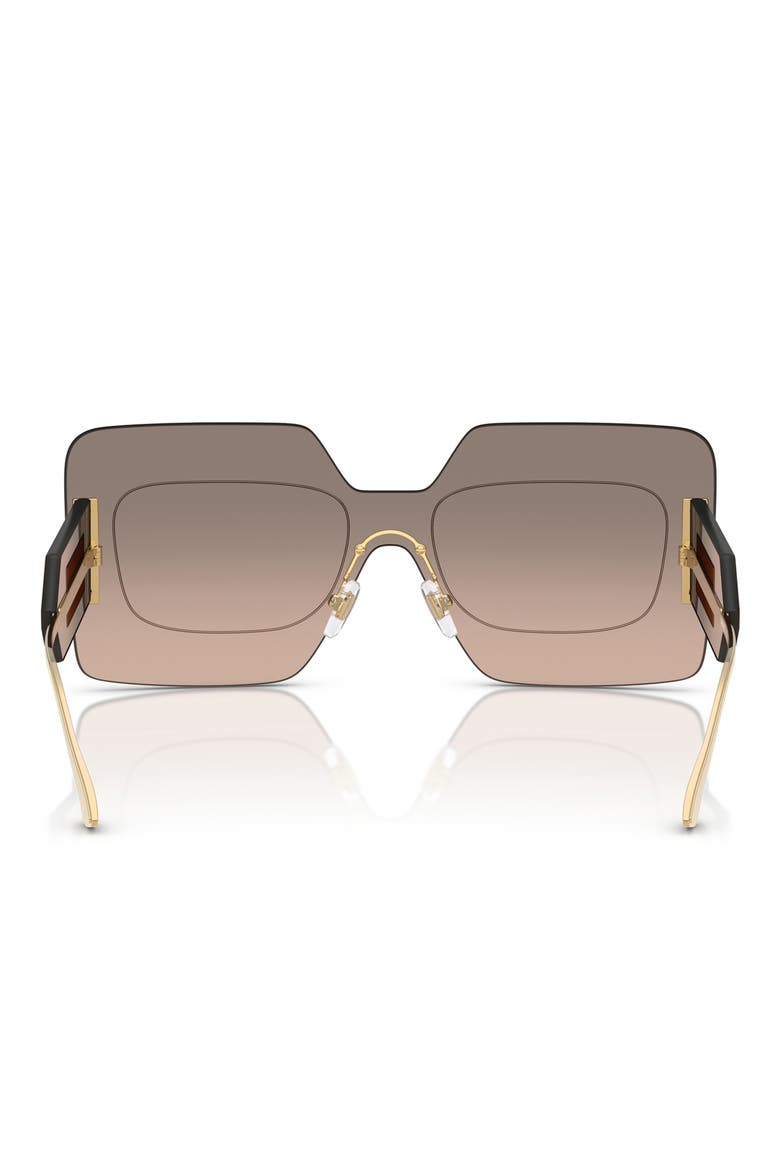 42mm Square Sunglasses, Alternate, color, GREY MIRROR