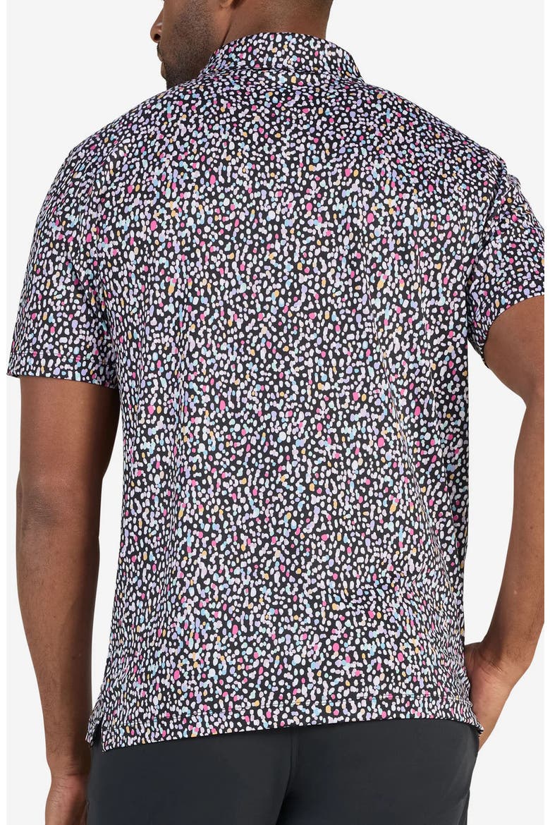 Core Spatter Print Performance Golf Polo, Alternate, color, DRIPPITY DRIP