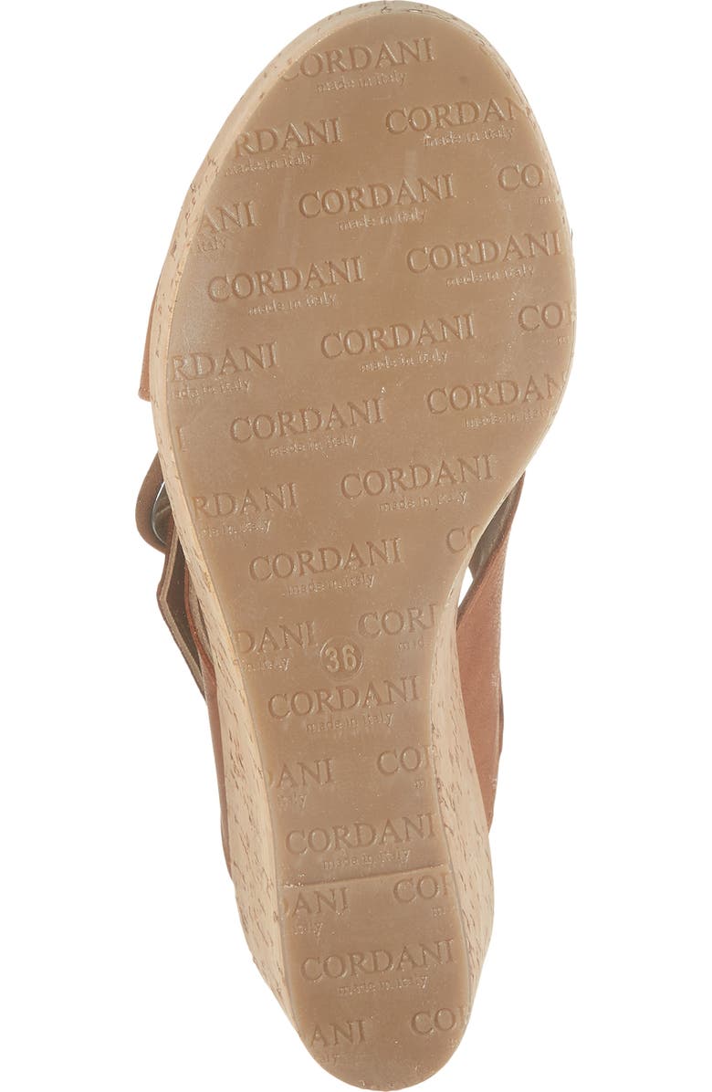 Cordani Dustin Slingback Platform Wedge Sandal, Alternate, color, Cuoio Leather
