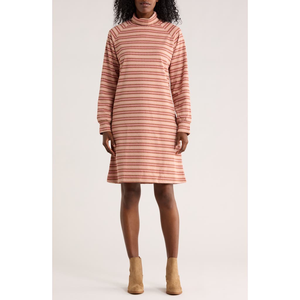AREA STARS Alice Long Sleeve Shift Dress in Diamond at Nordstrom Rack, Size Small