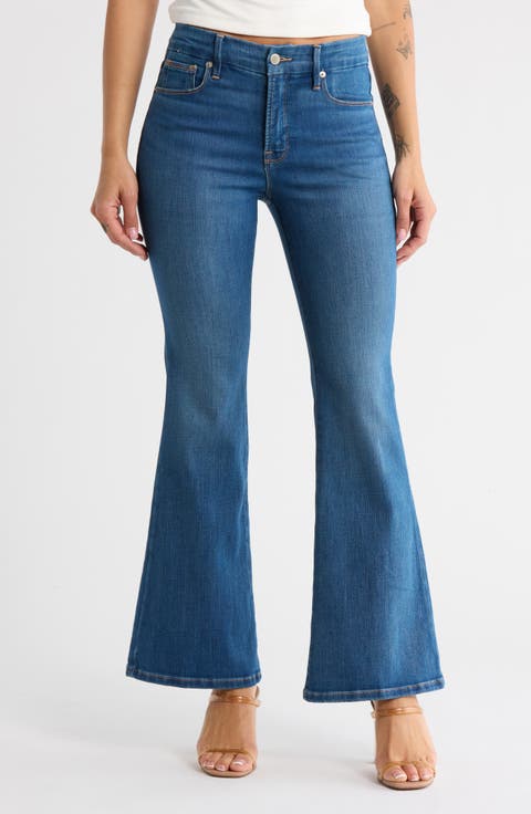 Good Petite Flare Jeans (Regular & Plus)