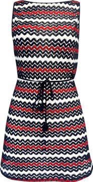 Sunshine 79 American Sweetheart Stripe Sleeveless Dress