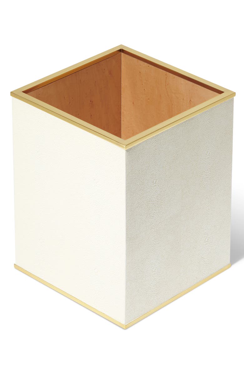 Aerin Shagreen Waste Basket, Alternate, color,