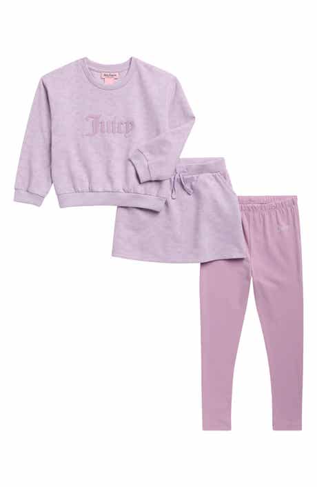 Kids' 3-Piece Sweatshirt, Skirt & Leggings Set