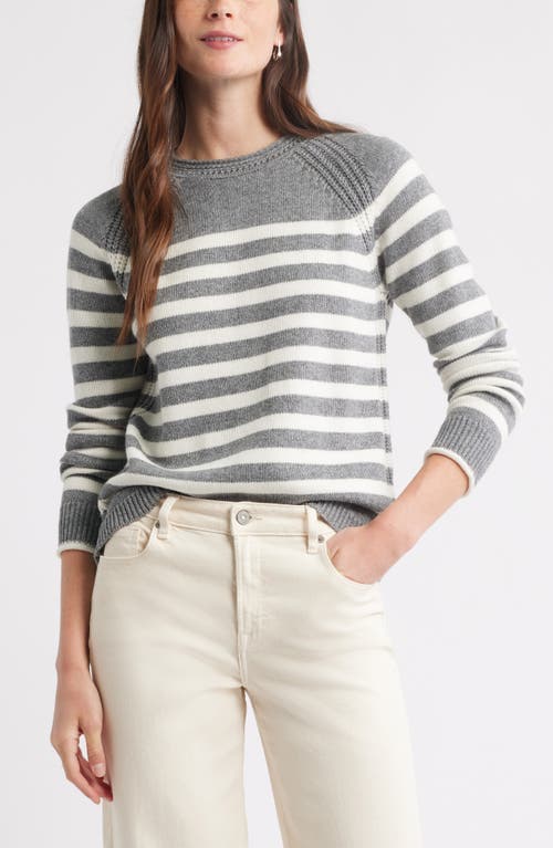 Caslonr Caslon(r) Raglan Sleeve Roll Neck Wool & Cotton Sweater