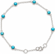 Zuvan December Birthstone Turquoise Bracelet