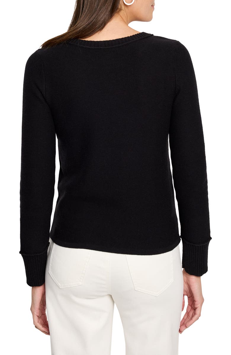 NIC+ZOE Baby Garter Crewneck Sweater, Alternate, color,