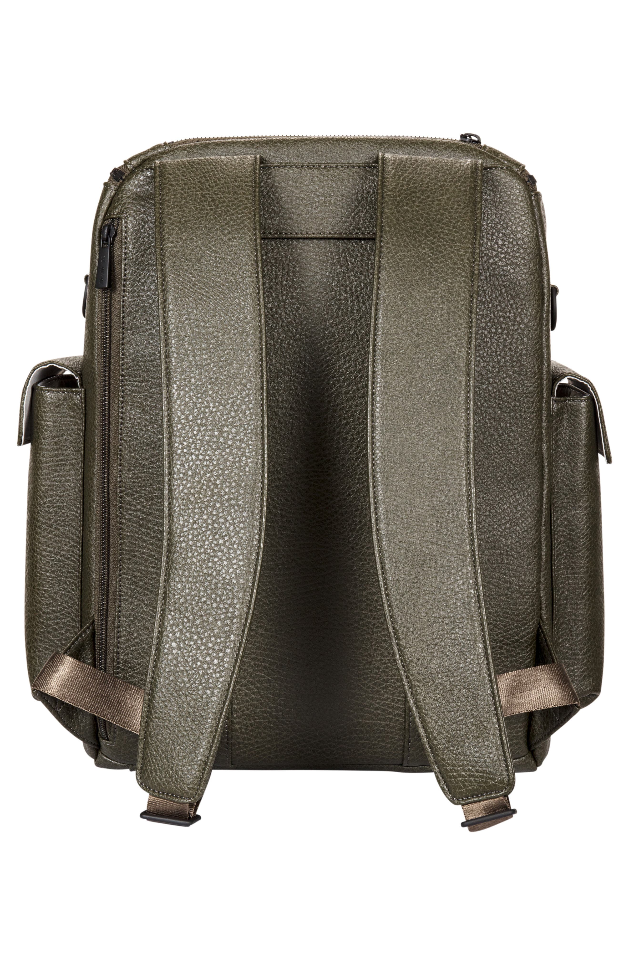 JuJuBe Ju-Ju-Be Ever Collection Forever Faux Leather Diaper Backpack, Alternate, color, 