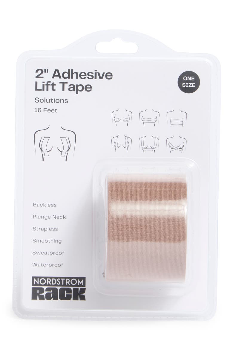 2" Adhesive Lift Breast Tape, Main, color, DARK
