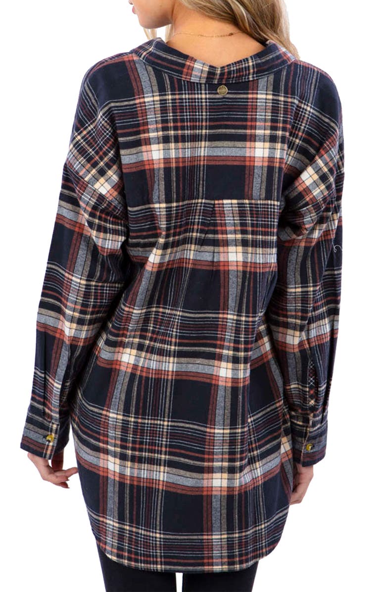 Rip Curl Postcards Cotton Flannel Button-Up Shirt, Alternate, color,