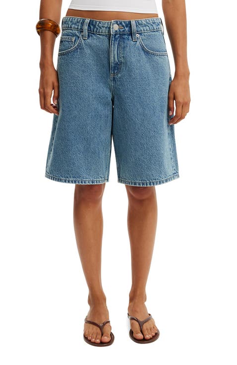 Women's Baggy Denim Short