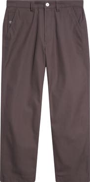 Stone Island Straight Leg Cotton Twill Pants