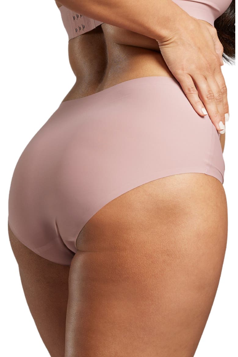 Invisible Hipster Pantie, Alternate, color, Dusty rose