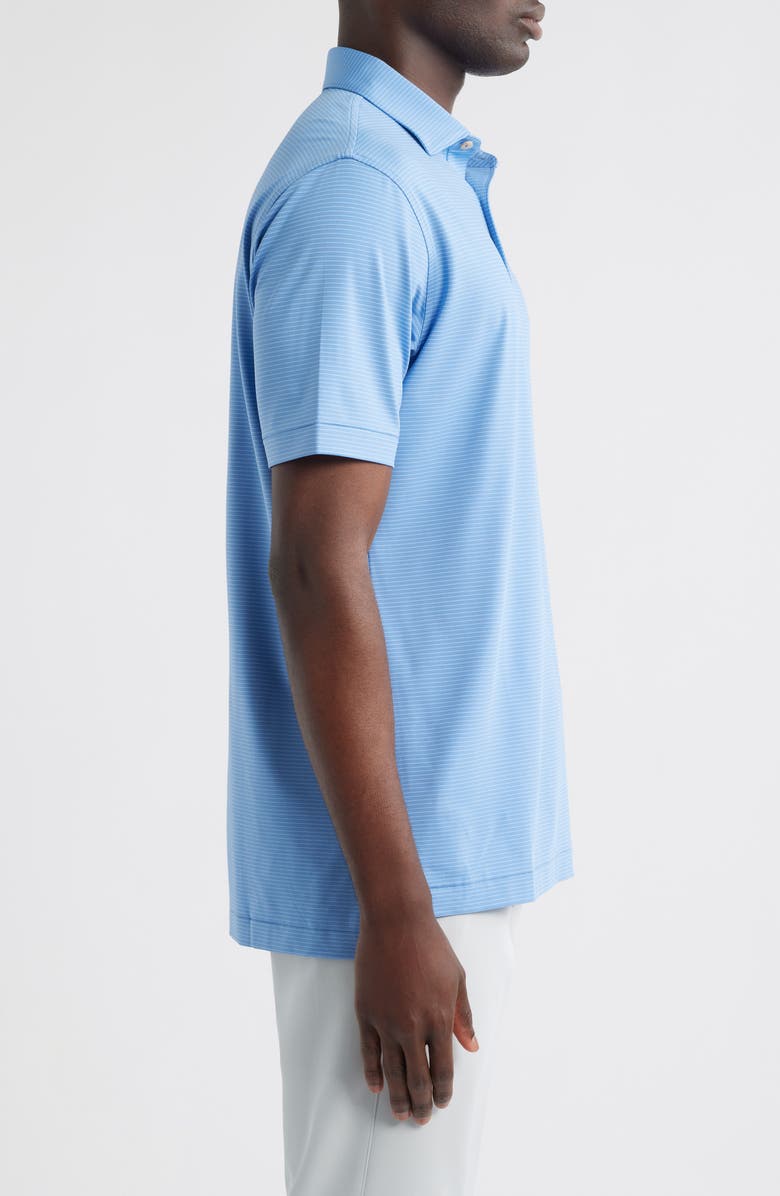 Peter Millar Highland Performance Jersey Polo, Alternate, color, Evening Tide