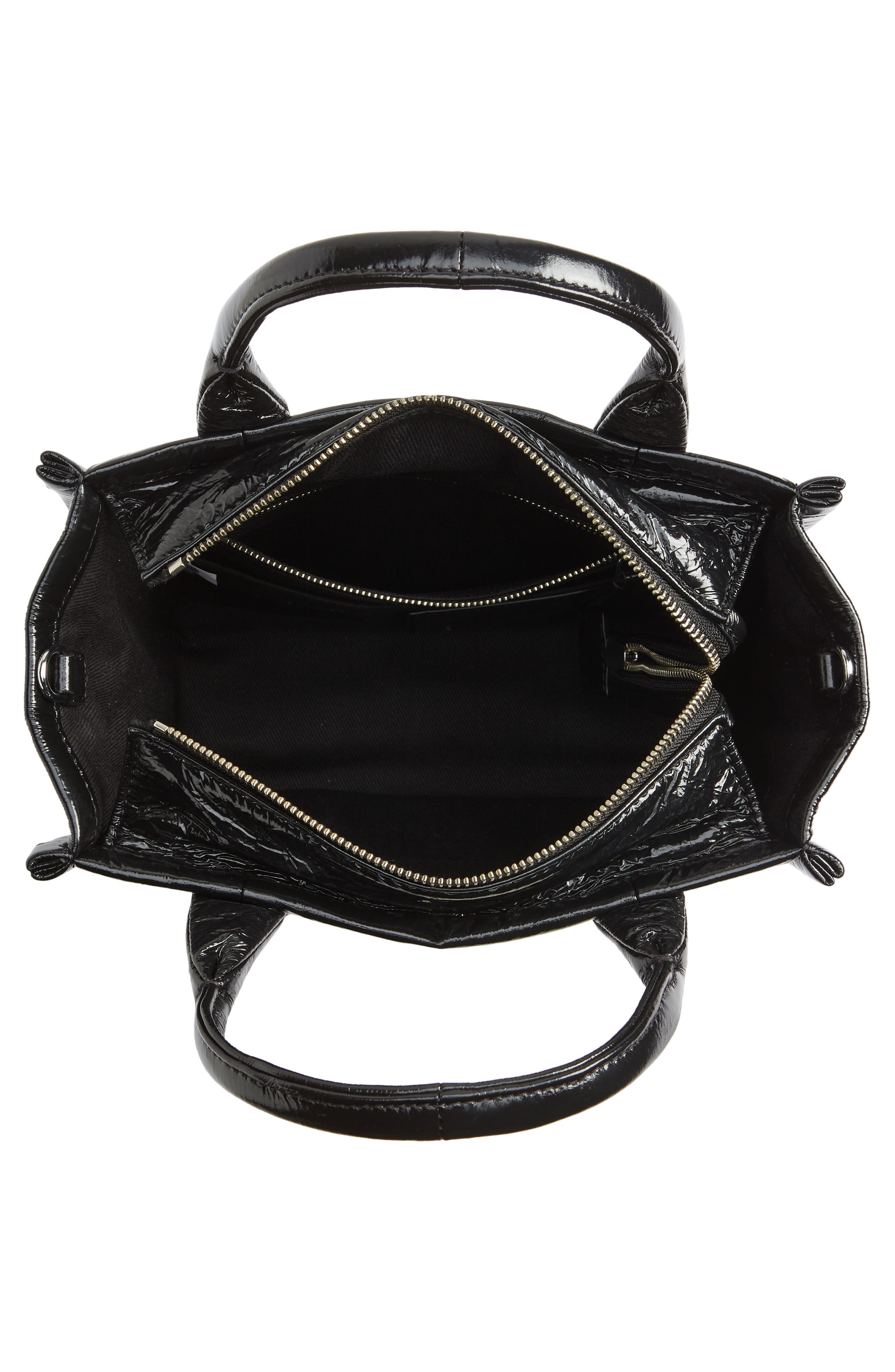 Marc Jacobs The Crinkle Leather Small Tote Bag, Alternate, color, 